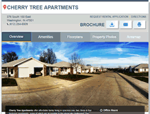 Tablet Screenshot of cherrytreeapts.com